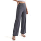 Pantalon large élastique taille haute pour femme - super extensible