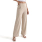 Pantalon large élastique taille haute pour femme - super extensible