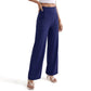 Pantalon large élastique taille haute pour femme - super extensible