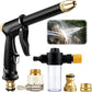 💦 PROMO LIMITÉE 50% DE RÉDUCTION ! 💥 Ensemble Buses Pulvérisation Nettoyeur Haute Pression – Laiton, Mousse Active, Verrouillage Continu ✨