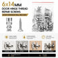 🛠️🔩 Kit de chevilles auto-foreuses pour cloisons sèches avec vis 🪨 – Accessoires de fixation murale à installation facile