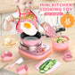 🎁Meilleur Cadeau pour Enfant🍳Mini Cuisine Jouet de Vraie Cuisine pour Enfants – Coffret 22 Pièces