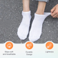 3 Paires🎁Chaussettes basses respirantes 100 % coton