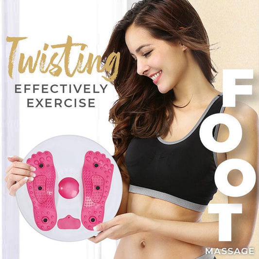🥳VENTE FLASH 2026🥳💞50 000+ VENDUS !👵 ✨ Plateau Tournant Massage Taille & Balance Board – Brûle-graisses, Taille Affinée & Meilleure Circulation à Domicile