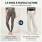 Pantalon large élastique taille haute pour femme - super extensible