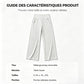 Pantalon large élastique taille haute pour femme - super extensible