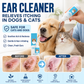 🐶 50% DE RÉDUCTION ! 🌿 Solution Nettoyante Auriculaire pour Chiens et Chats – Soulage les Démangeaisons, Nettoie en Douceur – Extraits de Plantes Naturelles & Formule Douce – Idéale pour les Oreilles Sensibles 🐱✨