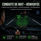 🚗💻 Affichage tête haute HUD GPS auto, compteur de vitesse numérique clair, projection simple sur pare-brise pour la conduite ✨