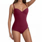 🔥 Offre spéciale 50 % de réduction 🔥Body Shapewear avec soutien-gorge | Taille réglable amincissante froncée✨