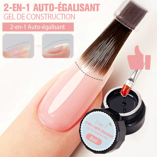 Gel de Construction Auto-égalisant 3-en-1 pour Ongles