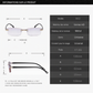 🏆👓 Saphir haute dureté ✨ Anti bleu progressive Far And Near Lunettes de lecture à double usage