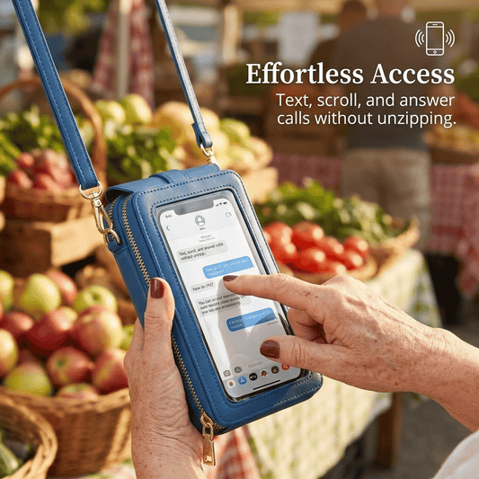 🛡️📱 Pochette téléphone anti-vol RFID – Bloque le piratage sans contact, plusieurs fentes à cartes, pochette monnaie intégrée, flânez dans les marchés de Provence l’esprit tranquille 🛍️🔒
