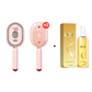 🎉 Brosse Électrique Cheveux – Spray Hydratant, Massage & Lissant Instantané ✨📦