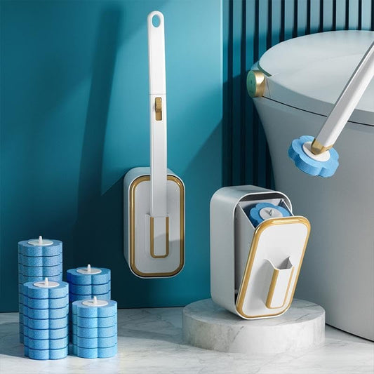 📢📢50% OFF !! ⏰💦Disposable Replacement Wall-Mounted Innovative Toilet Brush Set✨