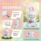 🐰 61% DE RÉDUCTION ! 🎉 Ballons 3D sur Pied pour Pâques – Géants Lapin/Carotte/Poussin/Œuf – Décoration Festive, Gonflage à l'Air & Parfait pour Enfants/Jardin 🌷
