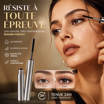 ✨ 50% DE RÉDUCTION ! 👁️ Mascara Waterproof Effet Naturel – 3,5g – Brosse Spirale 360° & Longue Tenue for Cils