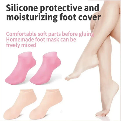 🏆 Offre spéciale du dernier jour :14.99€ ! 🔥 2 achetés 1 offerts 🎁Masque hydratant pour les pieds, chaussettes exfoliantes en silicone, chaussettes de protection pour la plage