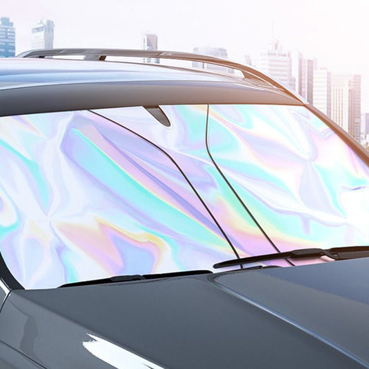 ☀️**Pare-Soleil Pliant pour Pare-Brise de Voiture** ☀️   🚗✨**Filtre UV Avancé • Compact & Rapide à Installer**✨🚗