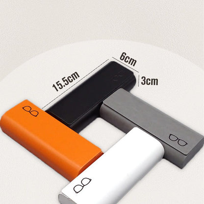✨Minimalistisk glasögonfodral i hårt läder