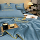 Linge de lit 4 pièces lavable et rafraîchissant