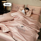 Linge de lit 4 pièces lavable et rafraîchissant