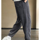 Pantalon doux décontracté en tissu velours côtelé pour hommes