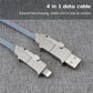 Câble de chargement multi USB 4 en 1