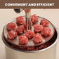 🔥 PROMO FLASH : 50% DE RÉDUCTION ! 🥙 Moule à Boulettes – Acier Inoxydable 304 – 6/12 Trous & Poignée Ergonomique for Cuisiniers Amateurs & Passionnés 🍖