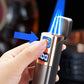 Briquet à Torche Rechargeable et Remplissable avec Affichage LED
