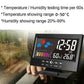 ✨⏰ Promotion du dernier jour 50% 🔥 Moniteur numérique de température et d'humidité à LED prévisions météo compteur à LED réveil