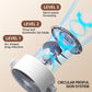 ❄️SOLDES D'ÉTÉ🌀 Ventilateur de sol silencieux à connexion USB – 5 vitesses, oscillation à 90°, moins de 36 dB. Idéal pour la chambre ou le bureau. 🌬️✅