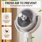 ❄️SOLDES D'ÉTÉ🌀 Ventilateur de sol silencieux à connexion USB – 5 vitesses, oscillation à 90°, moins de 36 dB. Idéal pour la chambre ou le bureau. 🌬️✅