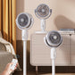 ❄️SOLDES D'ÉTÉ🌀 Ventilateur de sol silencieux à connexion USB – 5 vitesses, oscillation à 90°, moins de 36 dB. Idéal pour la chambre ou le bureau. 🌬️✅