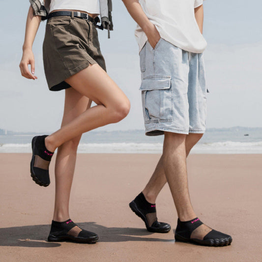 💟 -50% ! 🏖️ Chaussures de Plage Respirantes Antidérapantes – Slip-On, Semelle en Caoutchouc, Idéales pour l'Eau, la Plage & les Promenades dans le Sable 💦
