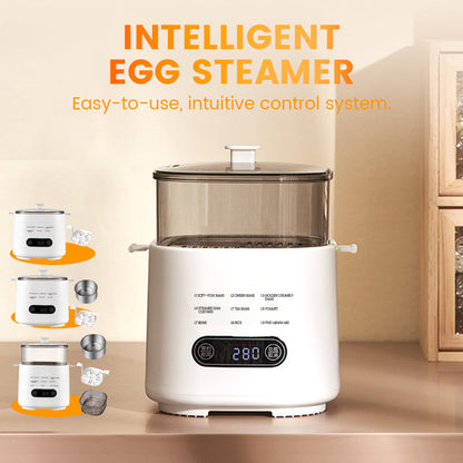 🎁Nouveau design 2026🥚✨Mini-ensemble multifonctionnel pour cuire les œufs avec écran tactile intelligent