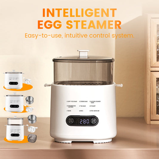 🎁Nouveau design 2026🥚✨Mini-ensemble multifonctionnel pour cuire les œufs avec écran tactile intelligent
