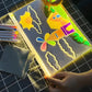 💥　50% OFF、🔥 Tableau Acrylique Lumineux | Veilleuse LED | Effaçable et Réutilisable | Transparent pour Calquer | Support Multifonction Téléphone/Tablette | Tailles 15/20/20x30cm | Parfait pour Enfants 🎨