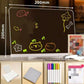 💥　50% OFF、🔥 Tableau Acrylique Lumineux | Veilleuse LED | Effaçable et Réutilisable | Transparent pour Calquer | Support Multifonction Téléphone/Tablette | Tailles 15/20/20x30cm | Parfait pour Enfants 🎨