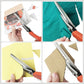 ✂️🧵 Ciseaux multifonctions en zigzag – Lames dentelées anti-effilochage, ressort confortable, coupez tissu, papier et cuir avec une finition propre, le couteau suisse des loisirs créatifs 🌸🎨