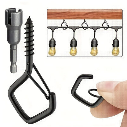 🏠 PROMO LIMITÉE 59% DE RÉDUCTION ! 🔧 Crochets Suspendus à Pression Carrés – Adhérence Forte, Sans Perçage & Organisation Facile ✨