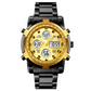 ⌚Montre Analogique-Numérique Militaire Étanche pour Hommes – 48mm, Multifonction & Bracelet en Acier Inoxydable ! 🕰️💪