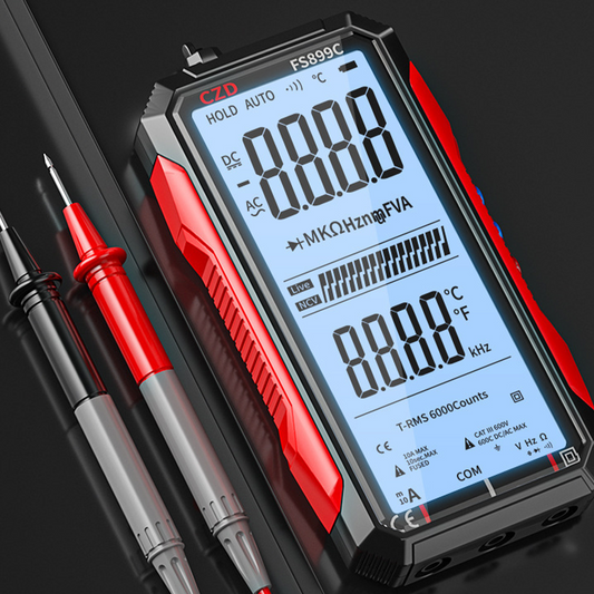 🔧 -50% MAINTENANT ! ⚡ Multimètre Numérique Rechargeable USB – Plage Automatique, Rétroéclairage LCD & Design Portable 📏