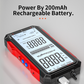 🔧 -50% MAINTENANT ! ⚡ Multimètre Numérique Rechargeable USB – Plage Automatique, Rétroéclairage LCD & Design Portable 📏
