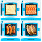 🍞56% DE RÉDUCTION✨Tout-en-Un Magique – Micro-ondes, Grille-Pain & Sandwich Maker Compact | Gain de Place, Gain de Temps 🔥