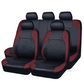 📢📢50% DE RÉDUCTION !! Livraison gratuite⏰ Ensemble de 9 housses de siège auto en cuir – Ajustement universel, durables & faciles d'entretien – Parfaites pour le confort & la protection en voiture 🚗