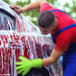Gants de lavage de voiture double face à cinq doigts