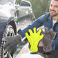 Gants de lavage de voiture double face à cinq doigts