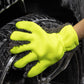 Gants de lavage de voiture double face à cinq doigts