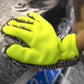 Gants de lavage de voiture double face à cinq doigts