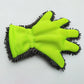 Gants de lavage de voiture double face à cinq doigts